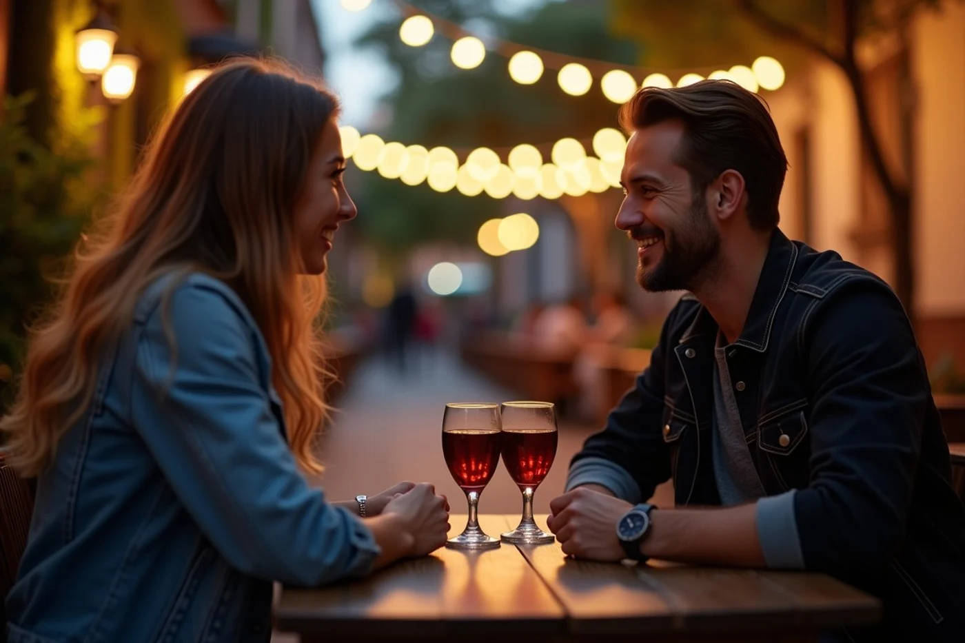 Good First Date Places Where You Can Actually Talk - editorial photograph