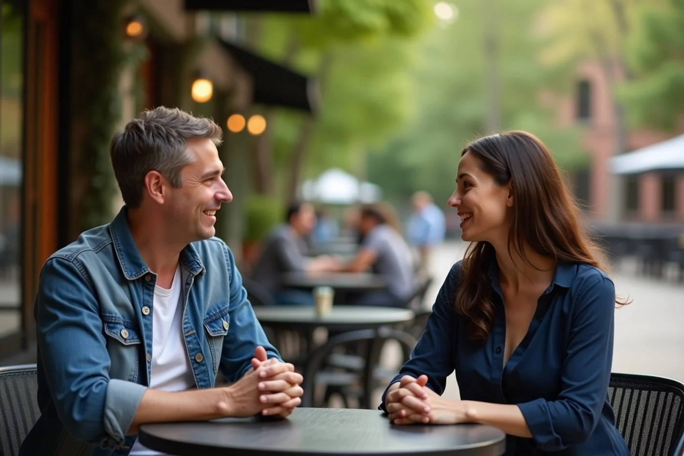 How to Handle Uncomfortable Questions on a First Date - editorial photograph