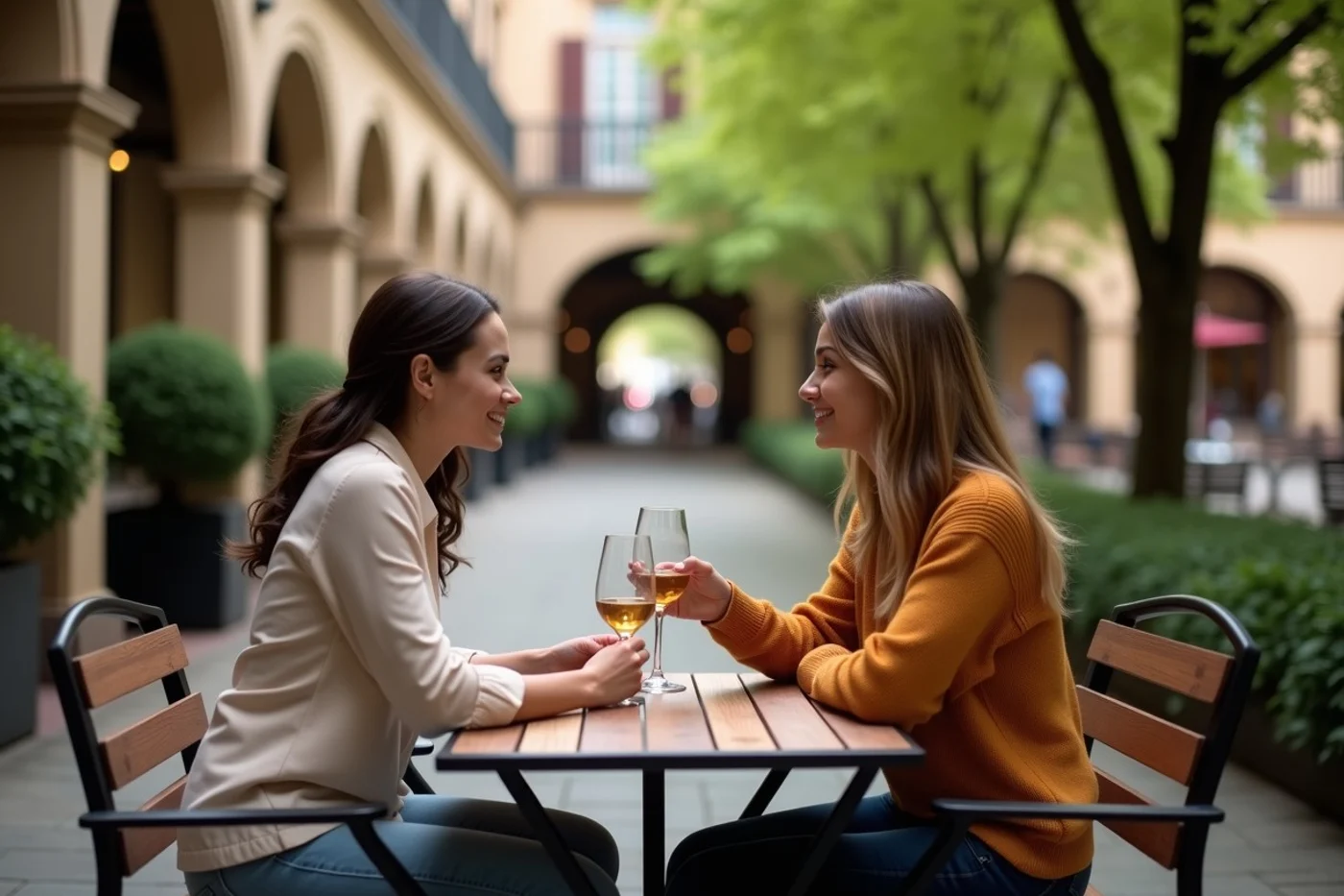 Calm connection, not just instant fireworks - supporting editorial photograph