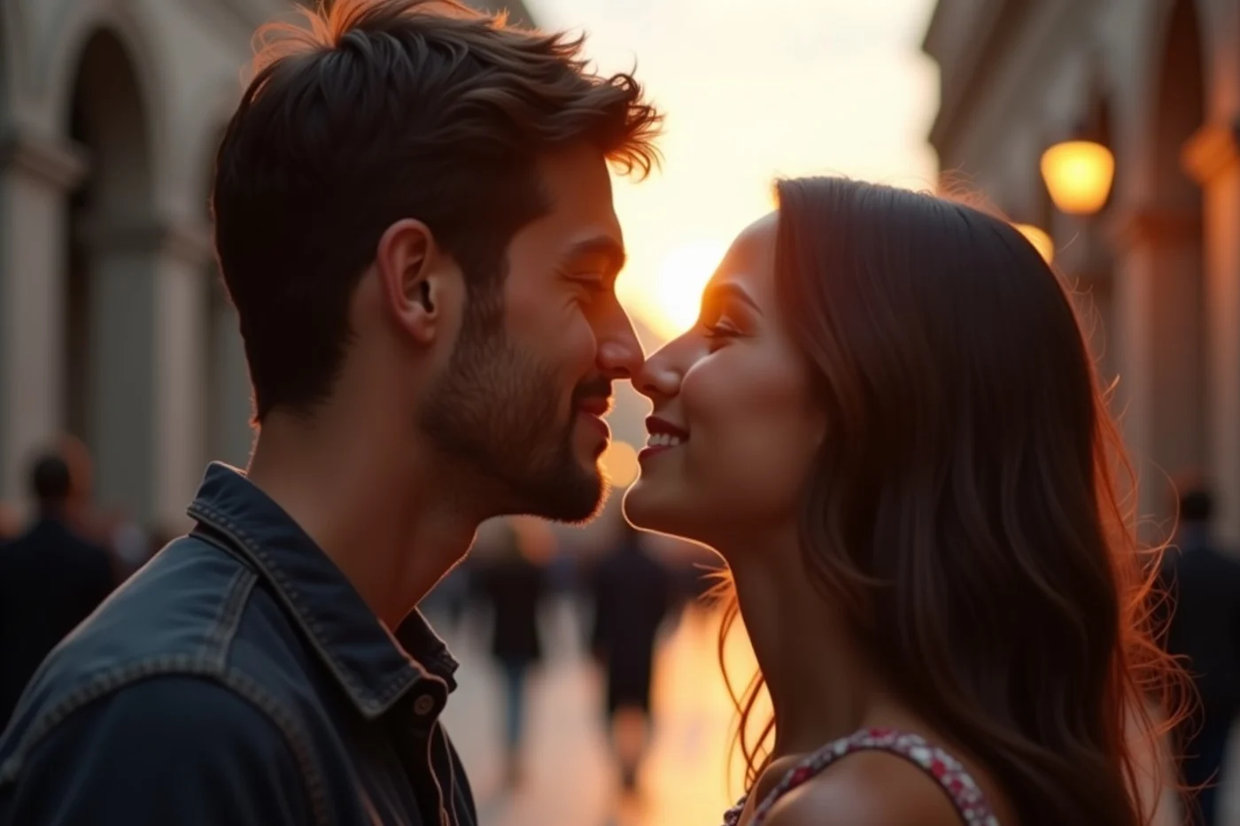 When the end of the date starts to feel romantic - supporting editorial photograph