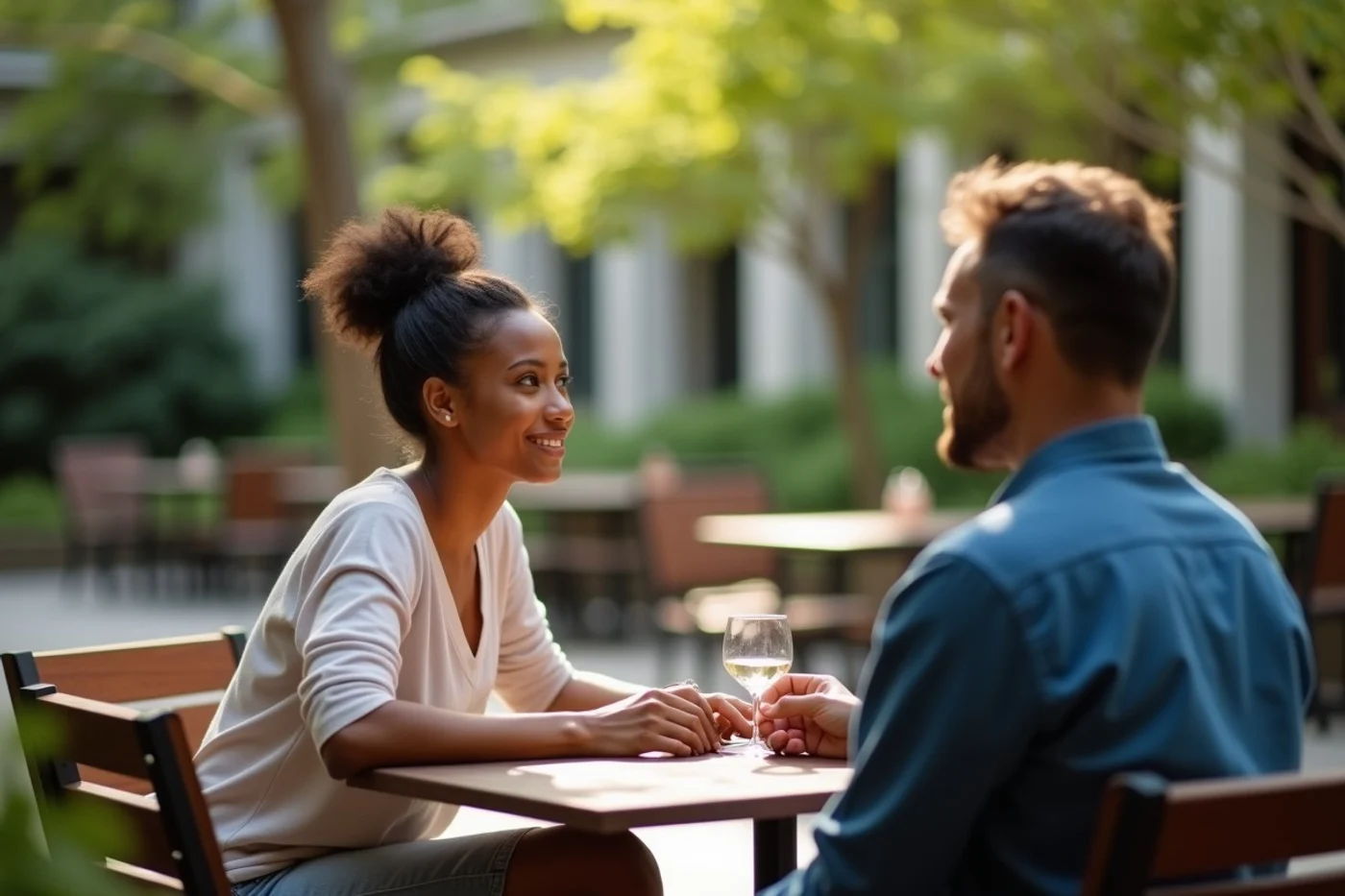 How to Set Physical Boundaries on a First Date - editorial photograph