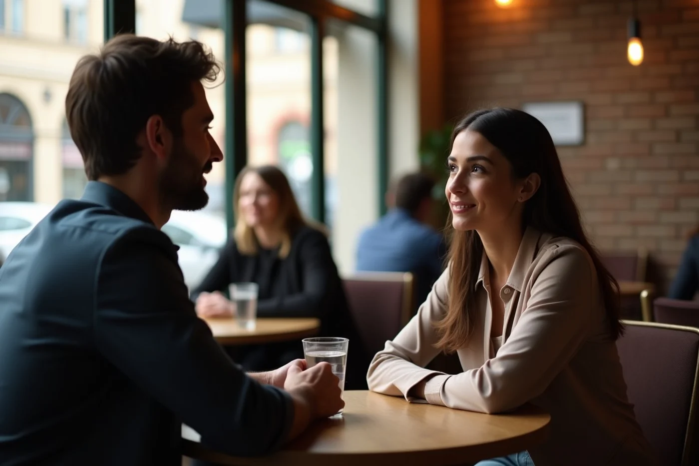 When your date asks directly about a former relationship - supporting editorial photograph