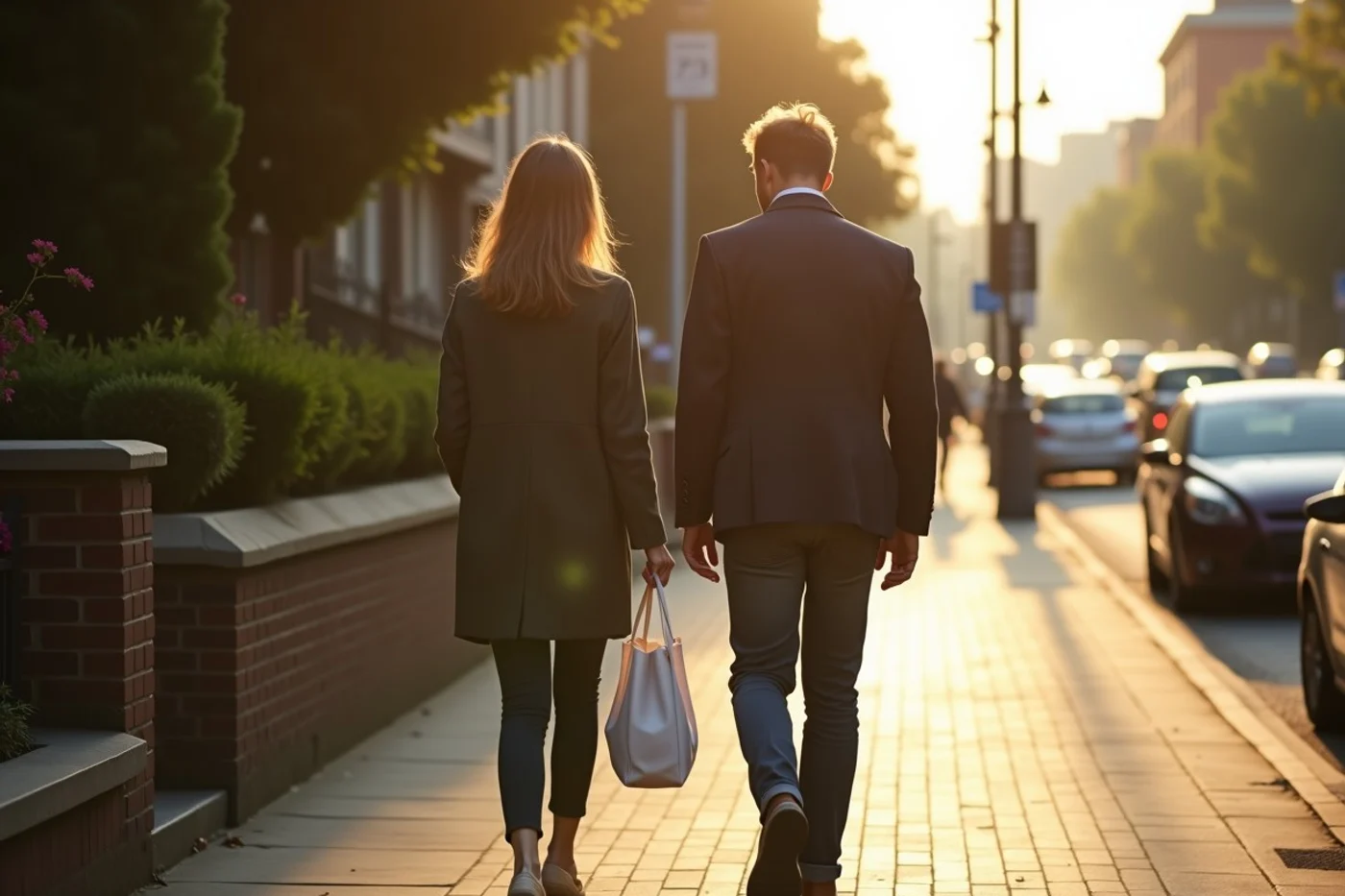 When they mention doing something together later - supporting editorial photograph