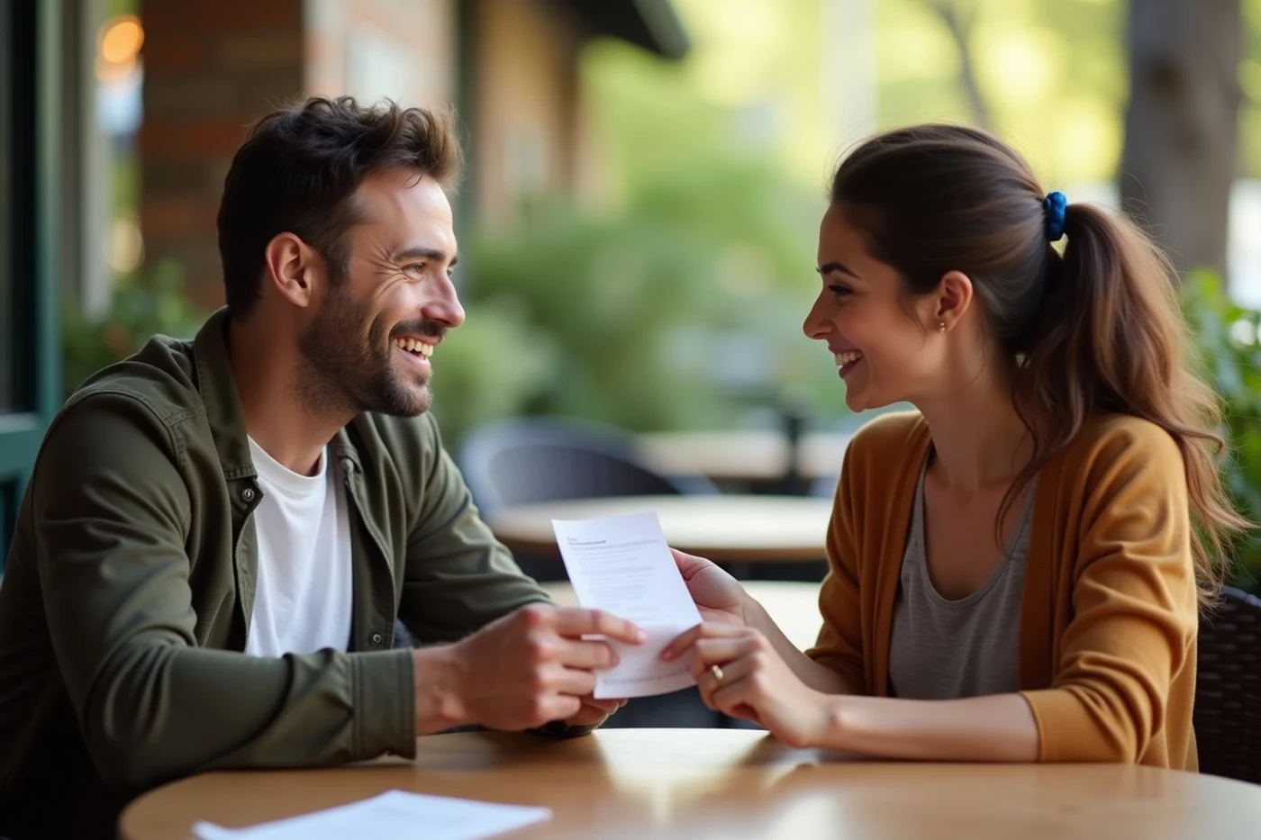 What If Your Date Insists on Paying? - editorial photograph