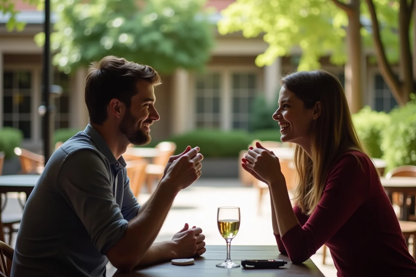 During the First Few Dates, Comfort Often Grows Unevenly - supporting editorial photograph